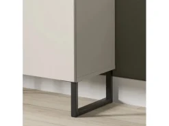 Inn.Furn Wohnwand in Kaschmir und Schwarz 245 cm Morena