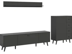 Inn.Furn Wohnwand in Grau Matt 269 cm Madea