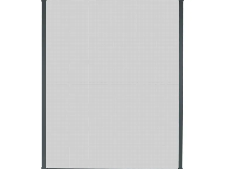 Insektenschutzrahmen für Fenster Aluminium 80 cm x 100 cm Anthrazit