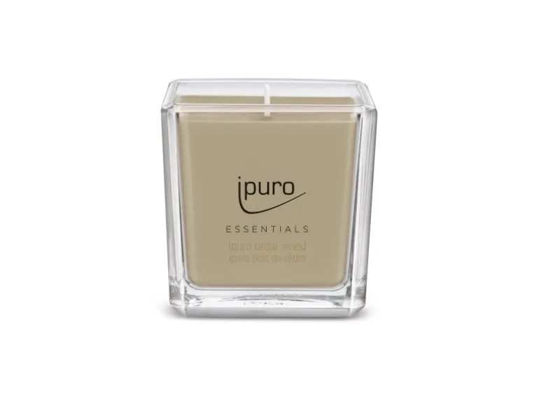 ipuro ESSENTIALS Duftkerze Cedar Wood 125g