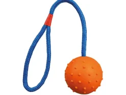 Jollypaw Ball am Seil Naturgummi ø 6 cm 30 cm