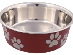 Jollypaw Edelstahlnapf mit Kunststoffmantel 0,3 l/ ø 12 cm