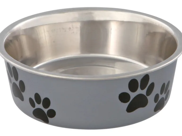 Jollypaw Edelstahlnapf mit Kunststoffmantel 0,3 l/ ø 12 cm