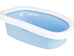 Jollypaw Katzentoilette 38 cm × 17 cm × 58 cm Blau/Weiß