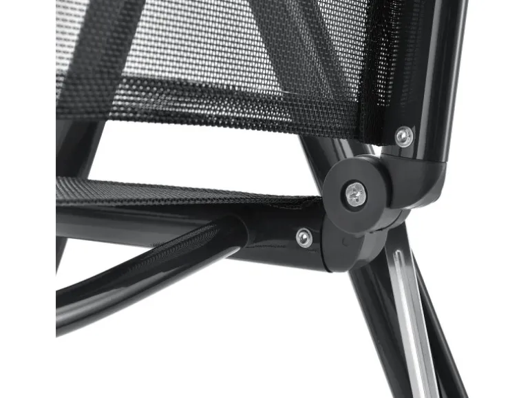 Juskys Aluminium Gartengarnitur Milano 9 Teilig mit Tisch und 8 Stühlen Dunkelgrau