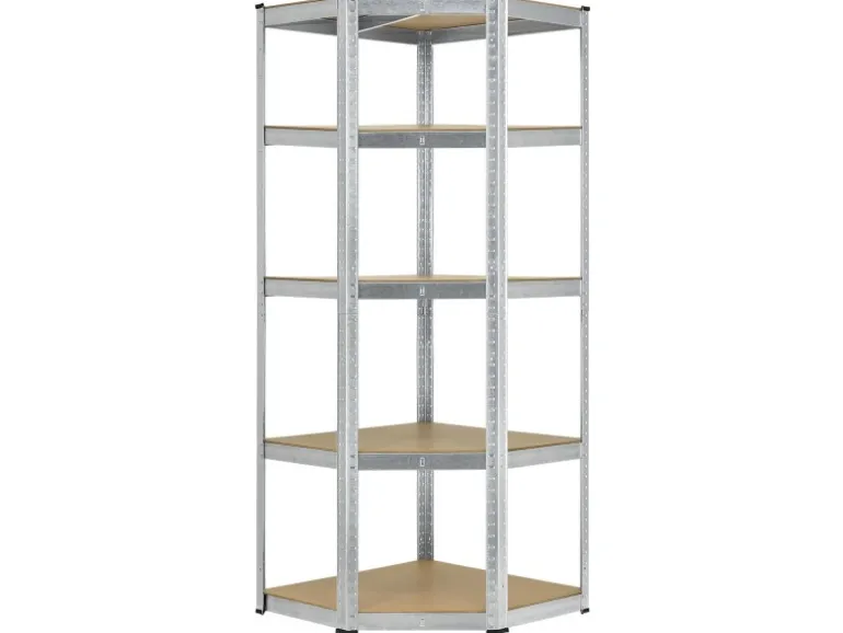 Juskys Eckregal Lagerregal Corner Basic 180 x 70 x 40 bis 70 cm