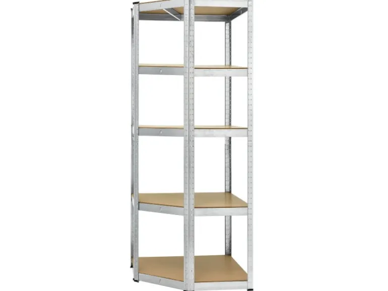 Juskys Eckregal Lagerregal Corner Basic 180 x 70 x 40 bis 70 cm