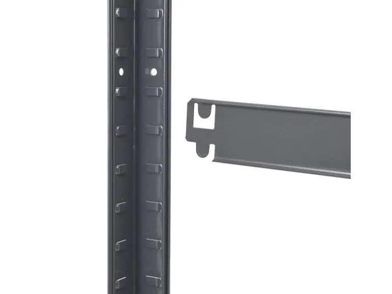Juskys 2er Set Lagerregal Easy 160 x 80 x 40 cm Grau