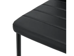 Juskys Esszimmerstuhl Loja 4er Set Schwarz