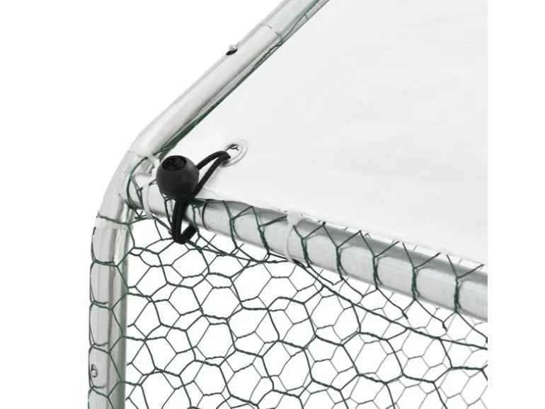 Juskys Freilaufgehege HLS25T 2x2x2m
