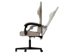 Juskys Gamingstuhl HyperSeat Beige/Hellgrau