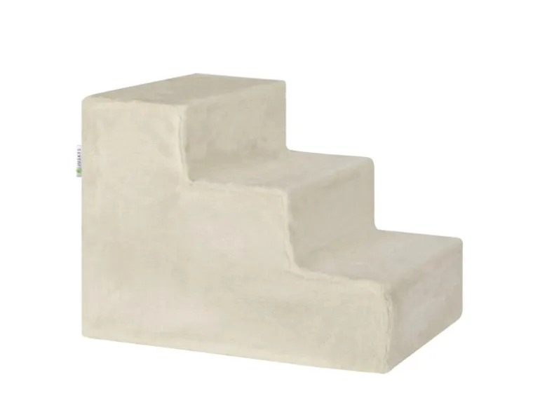 Juskys Haustiertreppe Timmy mit 3 Stufen Beige