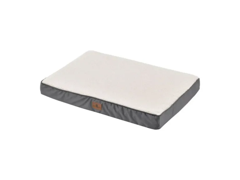 Juskys Hundebett Milow Orthopädisch Wendbar 76x51 cm Beige