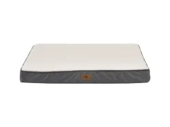 Juskys Hundebett Milow Orthopädisch Wendbar 76x51 cm Beige