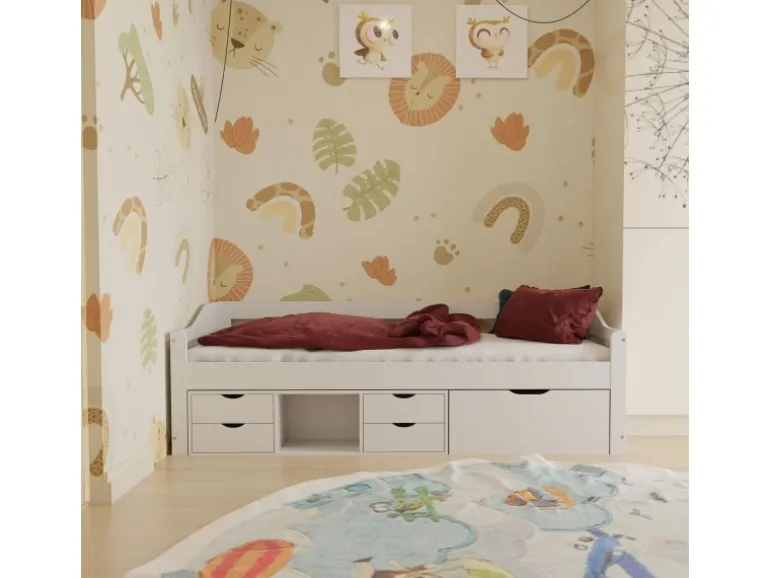 Juskys Kinder Funktionsbett Nalu 90x200 cm