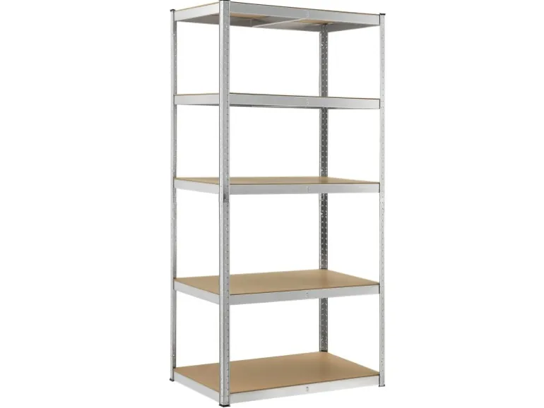 Juskys Lagerregal Basic 200 x 100 x 60 cm Verzinkt
