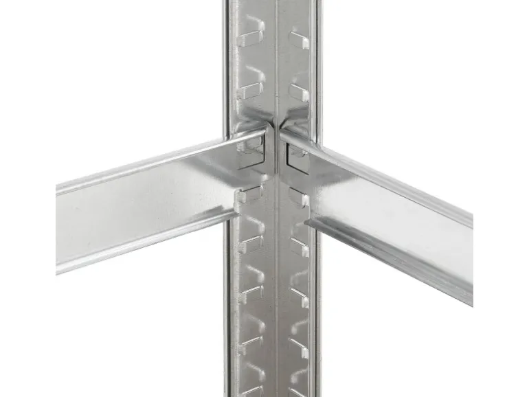 Juskys Lagerregal Basic 200 x 100 x 60 cm Verzinkt