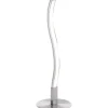 Just Light. LED Tischleuchte Wave Stahl H: 30 cm