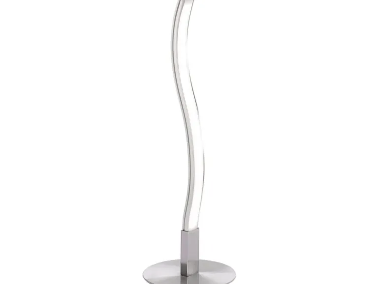 Just Light. LED Tischleuchte Wave Stahl H: 30 cm