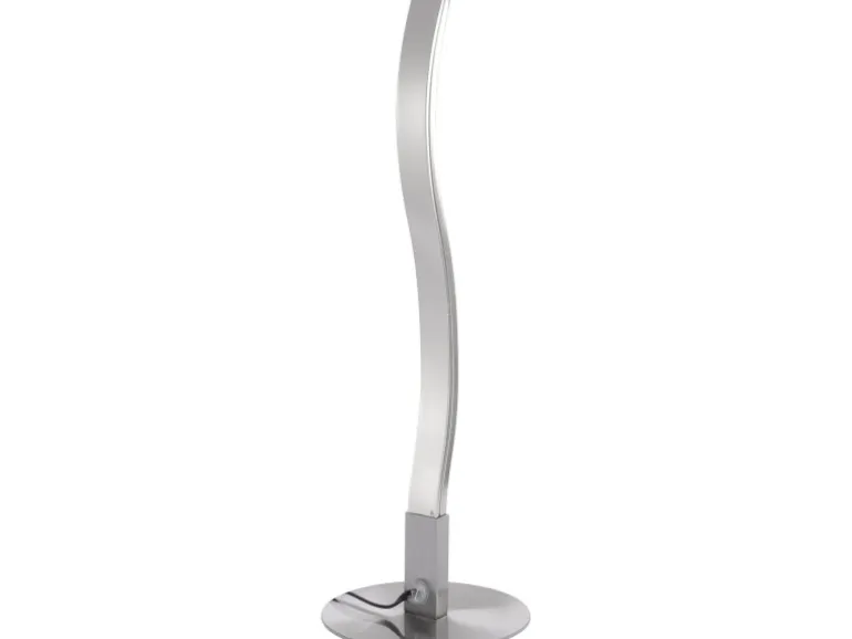 Just Light. LED Tischleuchte Wave Stahl H: 30 cm