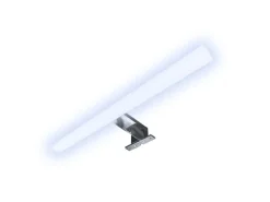 kalb LED Badleuchte Spiegellampe Aufbauleuchte für Spiegel Schrank Oder Wand 230VAC IP44 Chrom 4000K 45cm Länge