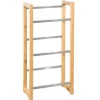 KARAT Bambus-Flaschenkastenständer Flash - Robustes Lagerregal für Büro, Küche, Garage oder Flur - 112 x 56 x 32 cm