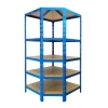 KARAT Eckregal - Hohe Traglast - Individuell Einsetzbar - Blau 180 x 90 x 42 x 60 cm