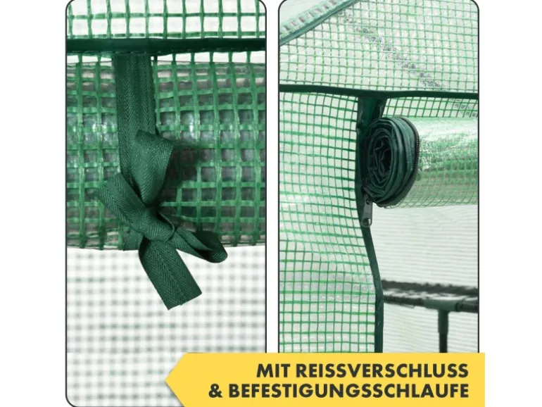KARAT Gewächshaus Botanika Robust und Witterungsbeständig Eckig 100 x 150 x 50 cm