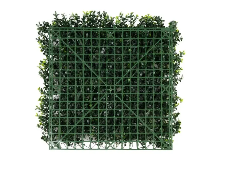 KARAT Pflanzenwand Boxwood Kunstpflanze zur Dekoration 50 x 50 cm