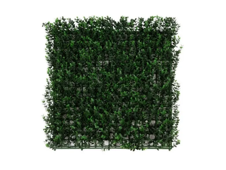 KARAT Pflanzenwand Buxus Kunstpflanze zur Dekoration 50 x 50 cm