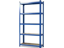 KARAT Schwerlastregal Blau Maximale Traglast 875 kg 220 x 90 x 45 cm