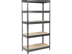 KARAT Schwerlastregal Grizzly Anthrazit-Grau Traglast 875 kg 180 x 90 x 45 cm