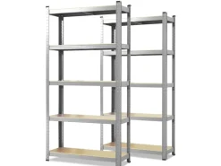 KARAT Schwerlastregal Lakota 2er Set Traglast bis 875 kg Verzinkt 200 x 100 x 50 cm