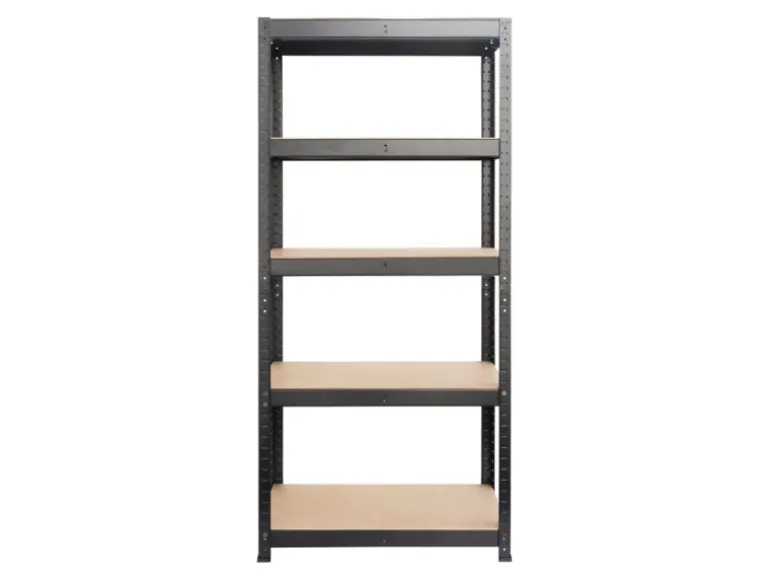 KARAT Schwerlastregal Maximale Stabilität Traglast 875 kg Schwarz 150 x 75 x 30 cm