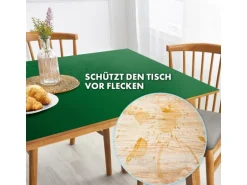 KARAT Tischfolie Empire mit Abgeschrägter Kante Grün 80 x 130 cm
