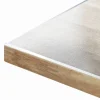 KARAT Tischfolie Imperial Transparent Mattiert mit Abgeschrägter Kante 90 x 190 cm