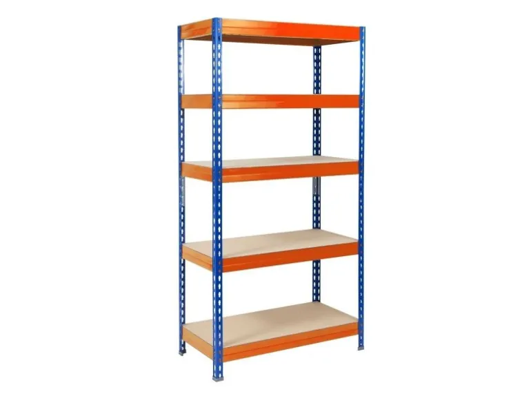 KARAT Weitspannregal Schwerlastregal Blau-Orange Traglast 1200 kg 200 x 150 x 60 cm