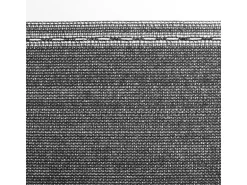 Karat Zaunblende Marius Schattiergewebe 150 g/m² mit Befestigungszubehör 1,2 x 15 m Anthrazit