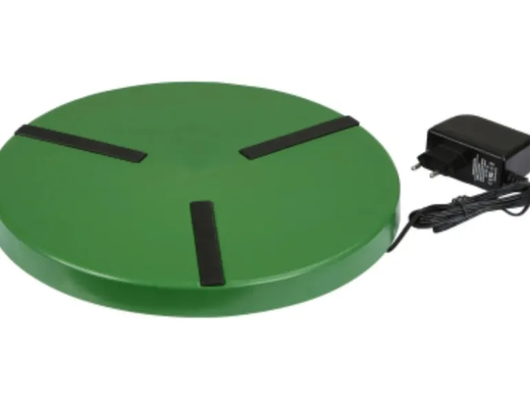 Kerbl Heizplatte für Geflügeltränken Ø 30 cm 24V 22W m. Netzteil