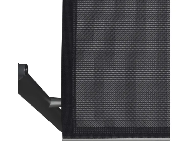 Klappbank Vigo Aluminium Textilen Grau-Schwarz 96 cm x 118 cm x 67 cm