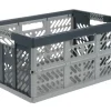 Klappbox mit Softgriff Silber-Anthrazit 45 l