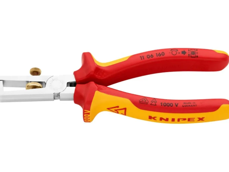 Knipex Abisolierzange verchromt 160 mm