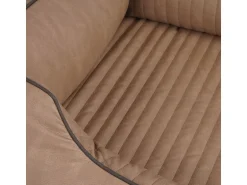 Knuffelwuff Hundebett Tampa Orthopädisch Kunstleder XXL 120 x 85cm Camel