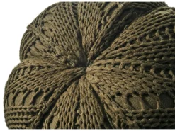 Kobolo Dekokürbis Kürbis aus Textil Set aus 3 Größen Dunkelgrün