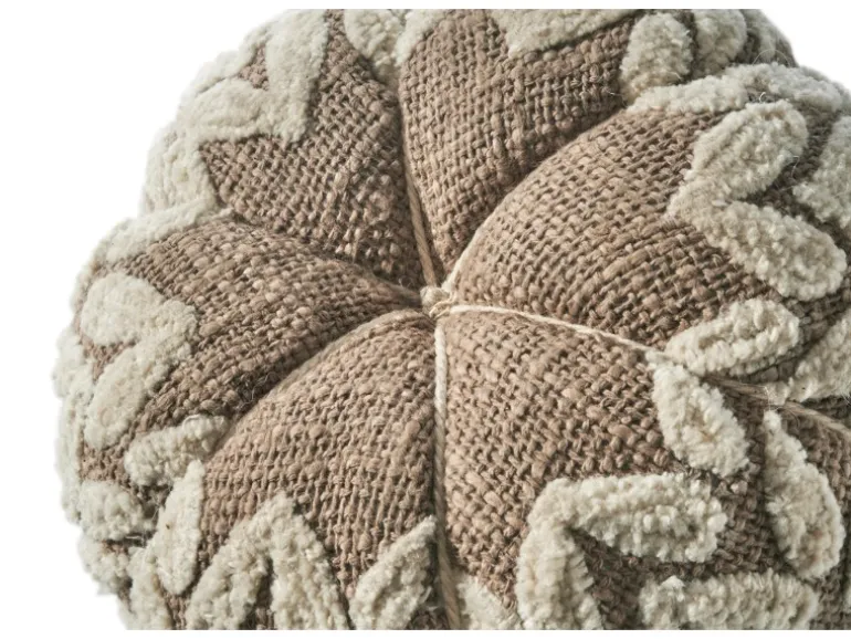 Kobolo Dekokürbis Kürbis aus Textil Set aus 3 Größen Beige