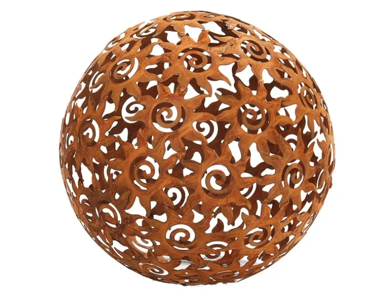 Kobolo Gartenkugel Dekokugel KULA Rostoptik Durchmesser 28 cm