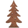 Kobolo Kerzenhalter Teelichthalter Laterne CHRISTMAS aus Metall Rostoptik XL