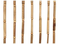 Kobolo Türvorhang Bambusvorhang Insektenschutz BAMBOO 31 Stränge 90x200 cm