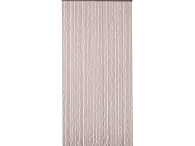 Kobolo Türvorhang Perlenvorhang CHOCO Holzperlen 50 Stränge 100x210cm