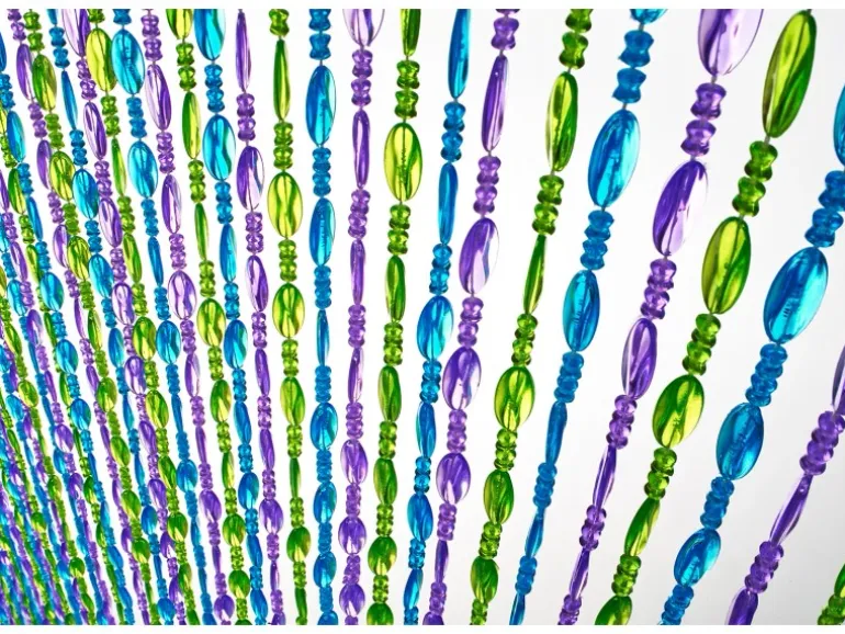 Kobolo Türvorhang Perlenvorhang Dekovorhang RAINBOW 90x200 cm
